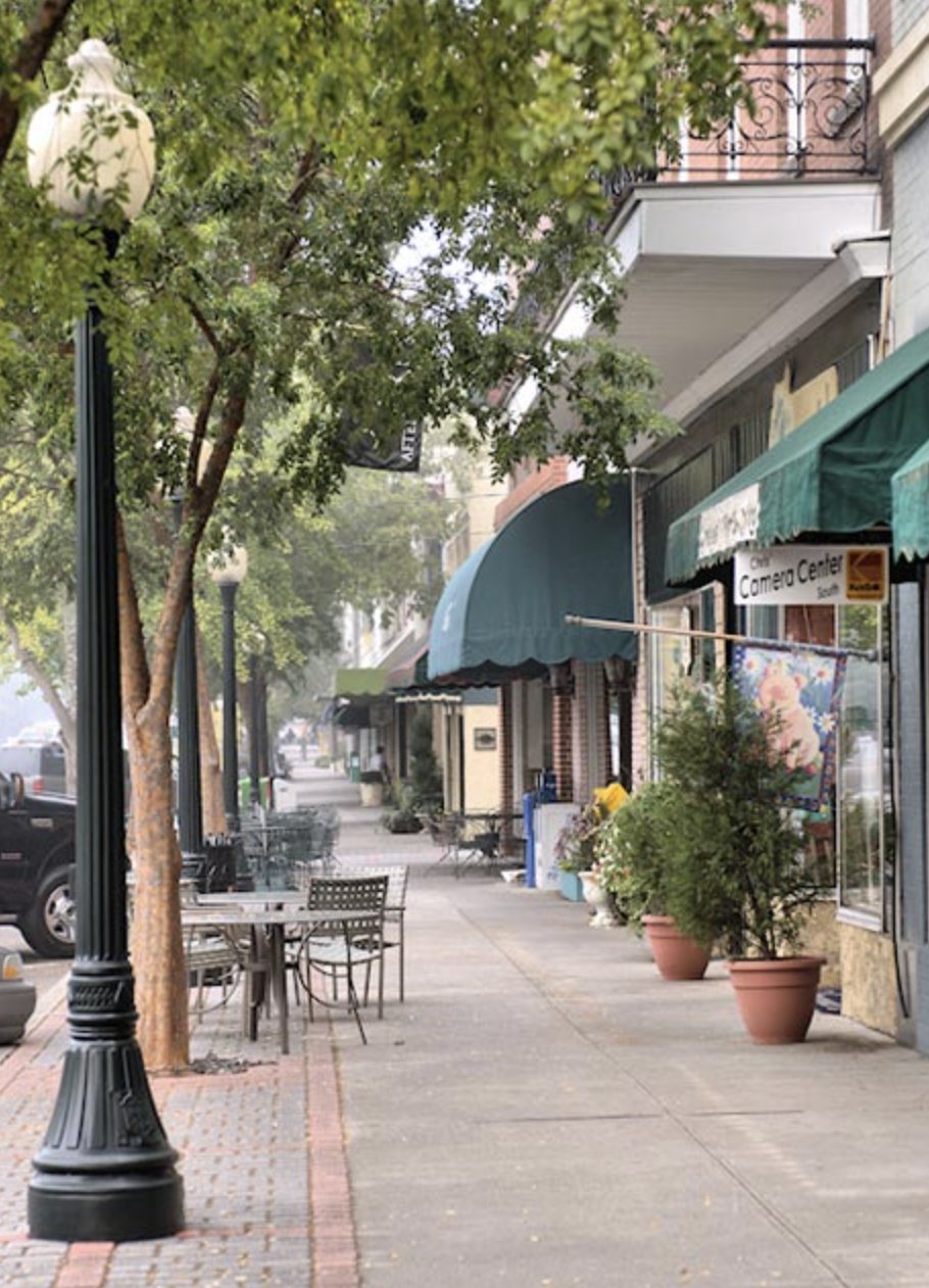 Downtown Aiken on a quiet morning